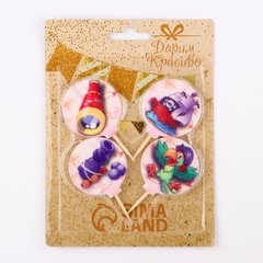 свечи для торта Пиратский 5 штук 3639379