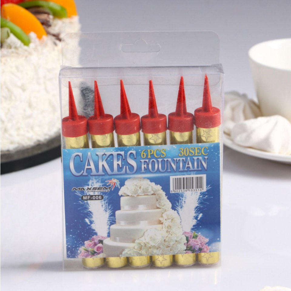 свечи Фонтаны 6 штук 5258625