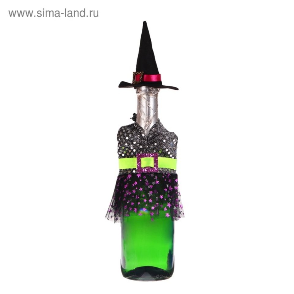 одежда на бутылку Красотка (платье, шляпа) 1072723