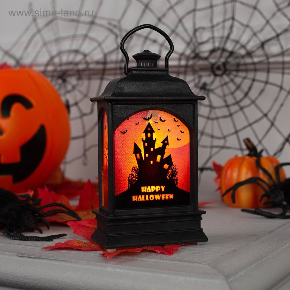 фонарь С замком на батарейках 13см 4833489