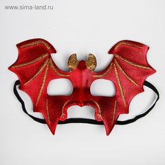маска Летучая мышь красная 4433497