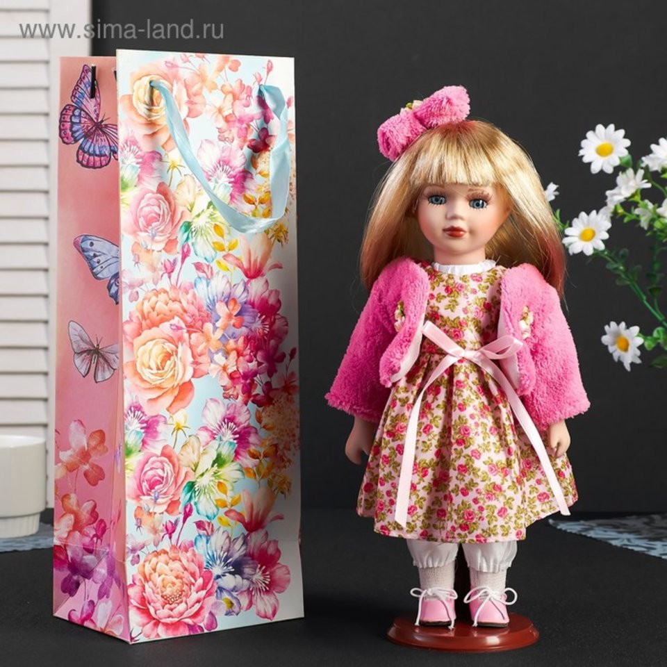 кукла фарфоровая Арина 30см 3624515 (сл)