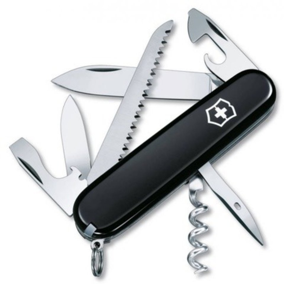 нож victorinox camper 1.3613.3r черный
