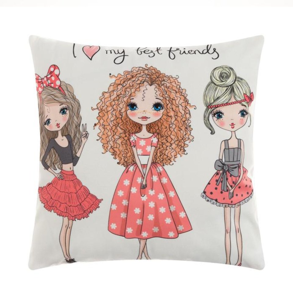 чехол на подушку Подружки 40х40см 3919681