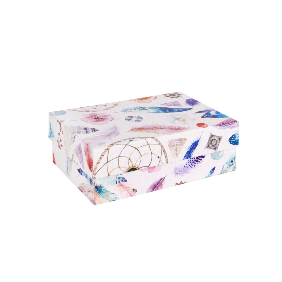 коробка подарочная Ловец Снов большая 19х12х7,5см пп-2338