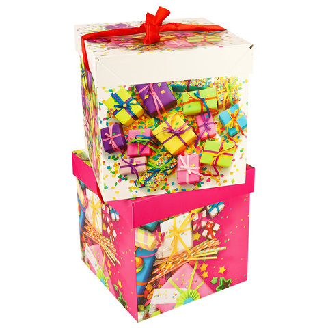 коробка подарочная Красивые Подарочки 10х10см пп-6181