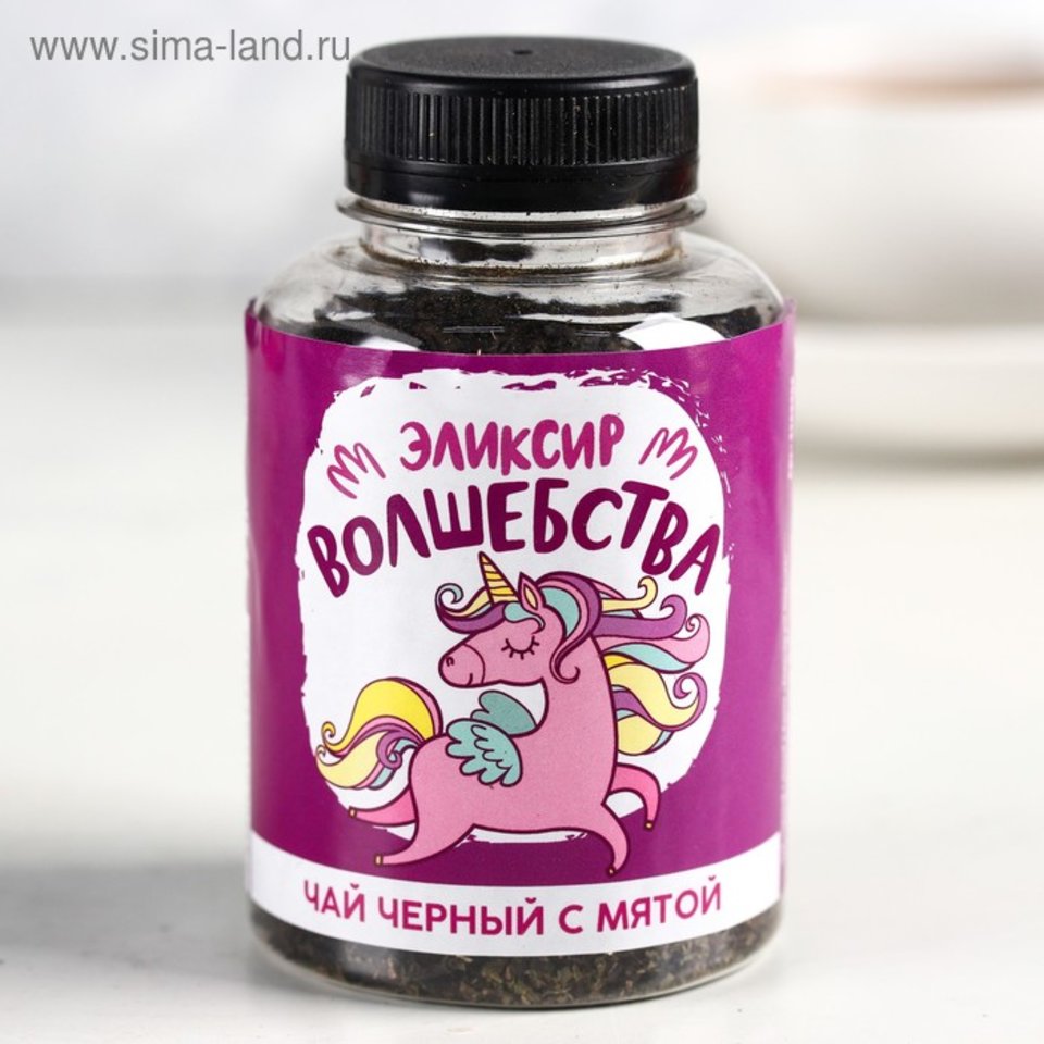 чай Эликсир волшебства черный с мятой 50г 4569908