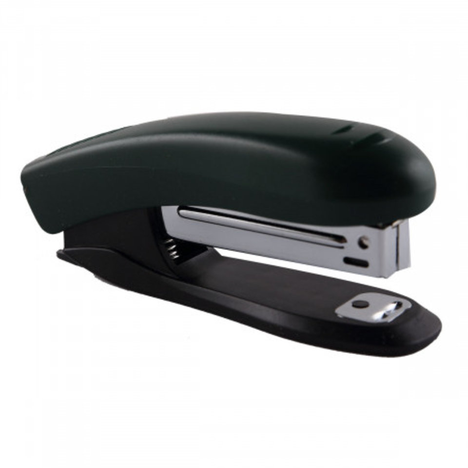 степлер q №10 10 листов пластиковый корпус с антистеплером 4142351 зеленый