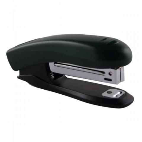 степлер q №10 10 листов пластиковый корпус с антистеплером 4142351 зеленый