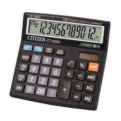 калькулятор настольный 12 разрядов Citizen ct 555n