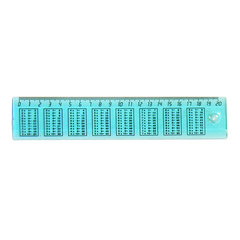 линейка 20см пластиковая справочная арифметика таблица умножения УНИ 022006