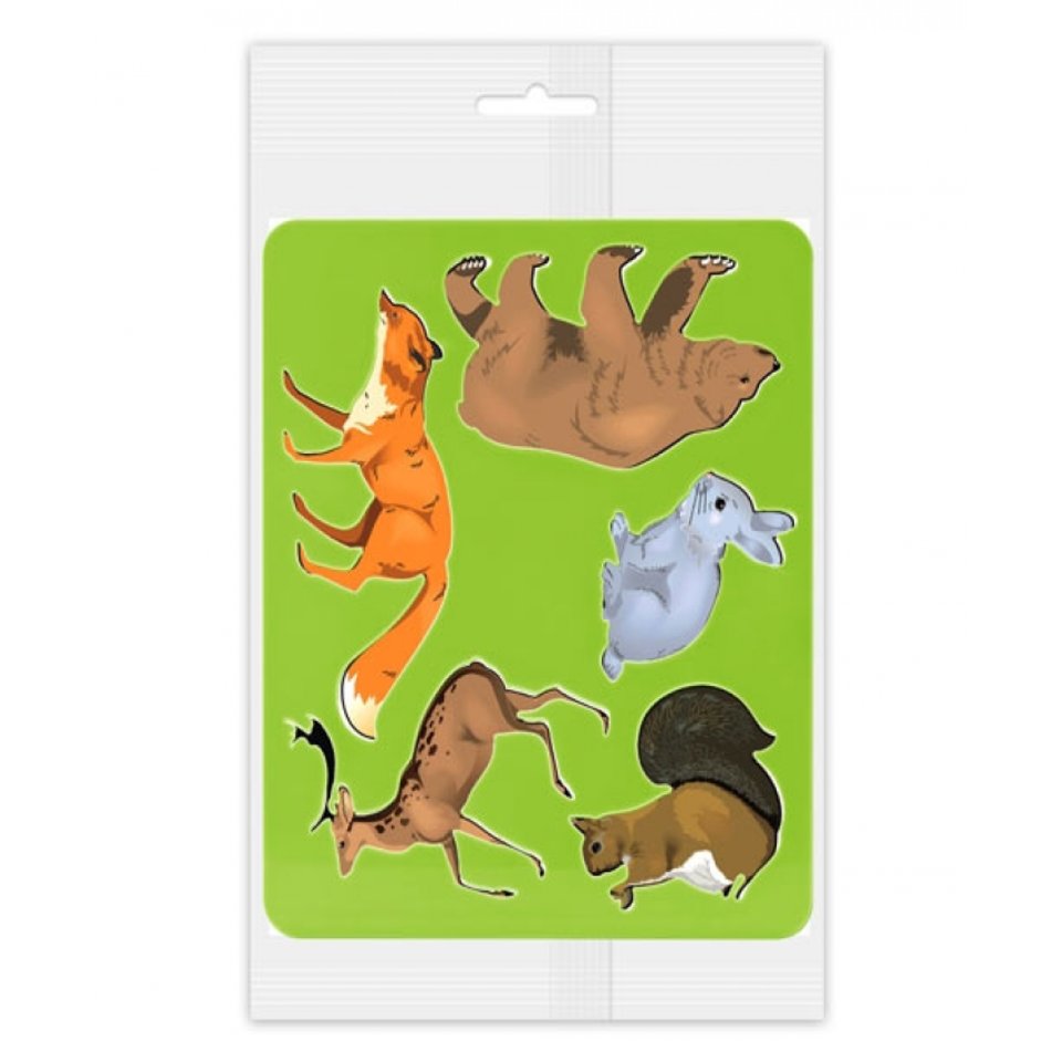 трафарет Лесные звери тт93