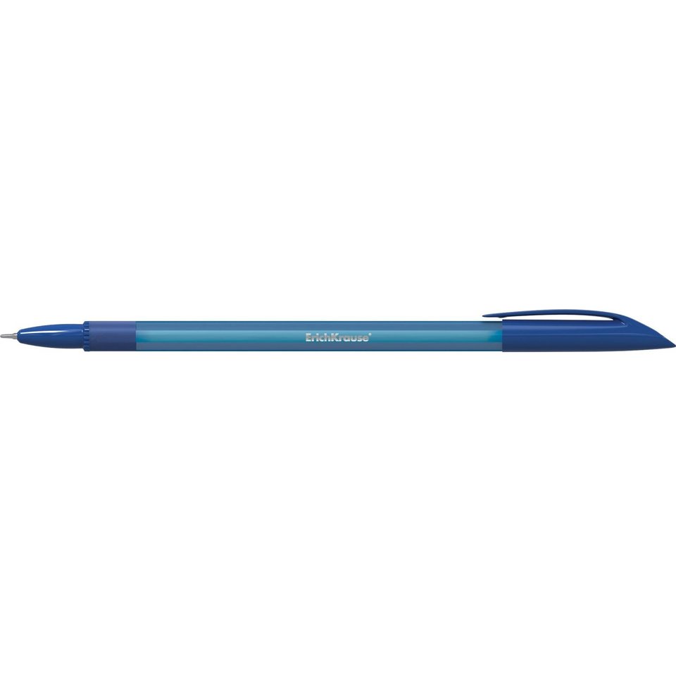 ручка шариковая ERICH KRAUSE R-101 синяя, тонированный корпус одноразовая