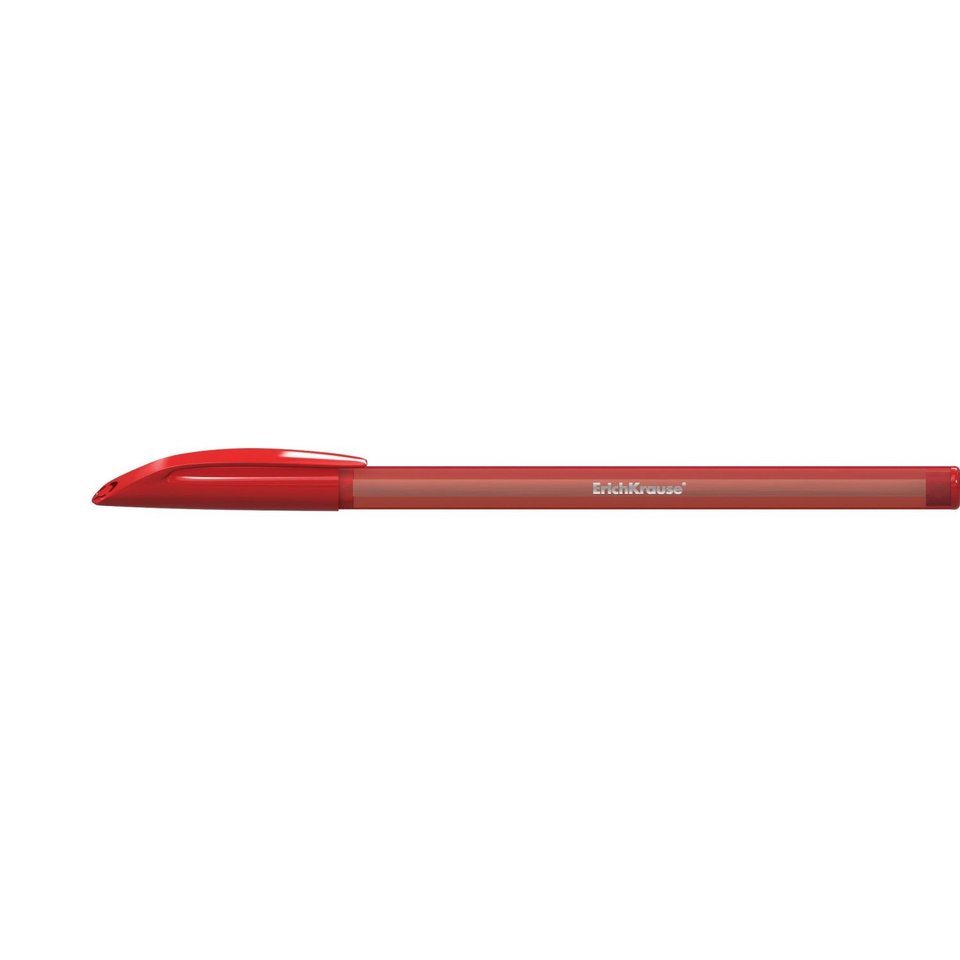 ручка шариковая ERICH KRAUSE R-101 тонированный корпус одноразовая красная
