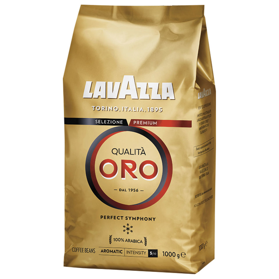 кофе Lavazza Qualita Oro арабика в зернах 1кг 149373 (20566)620171