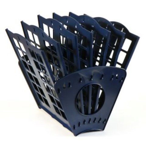 подставка для бумаг 7 секций 0220543 Веер1 синяя