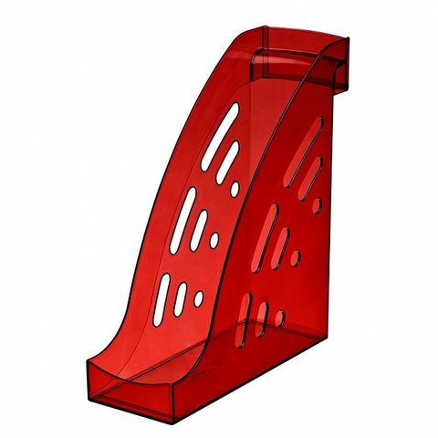 подставка для бумаг вертикальная Торнадо Стамм ЛТ407 красная