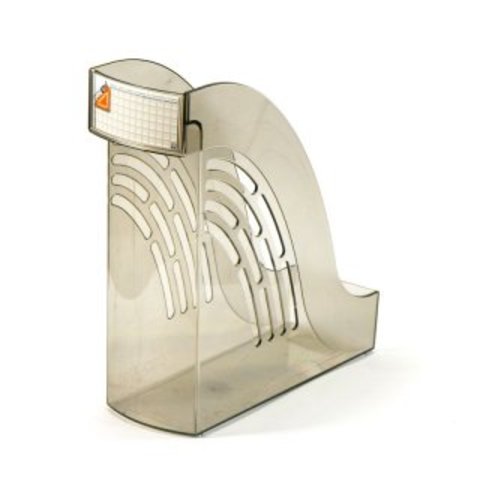 подставка для бумаг вертикальная Уни-95 0220619 дымчатая