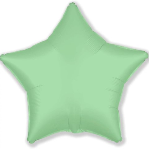шар фольгированный Звезда Ментол 50см т-0790