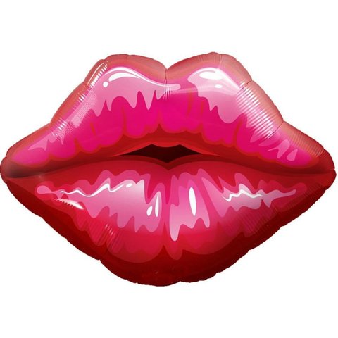 шар фольгированный Губы 76см 442