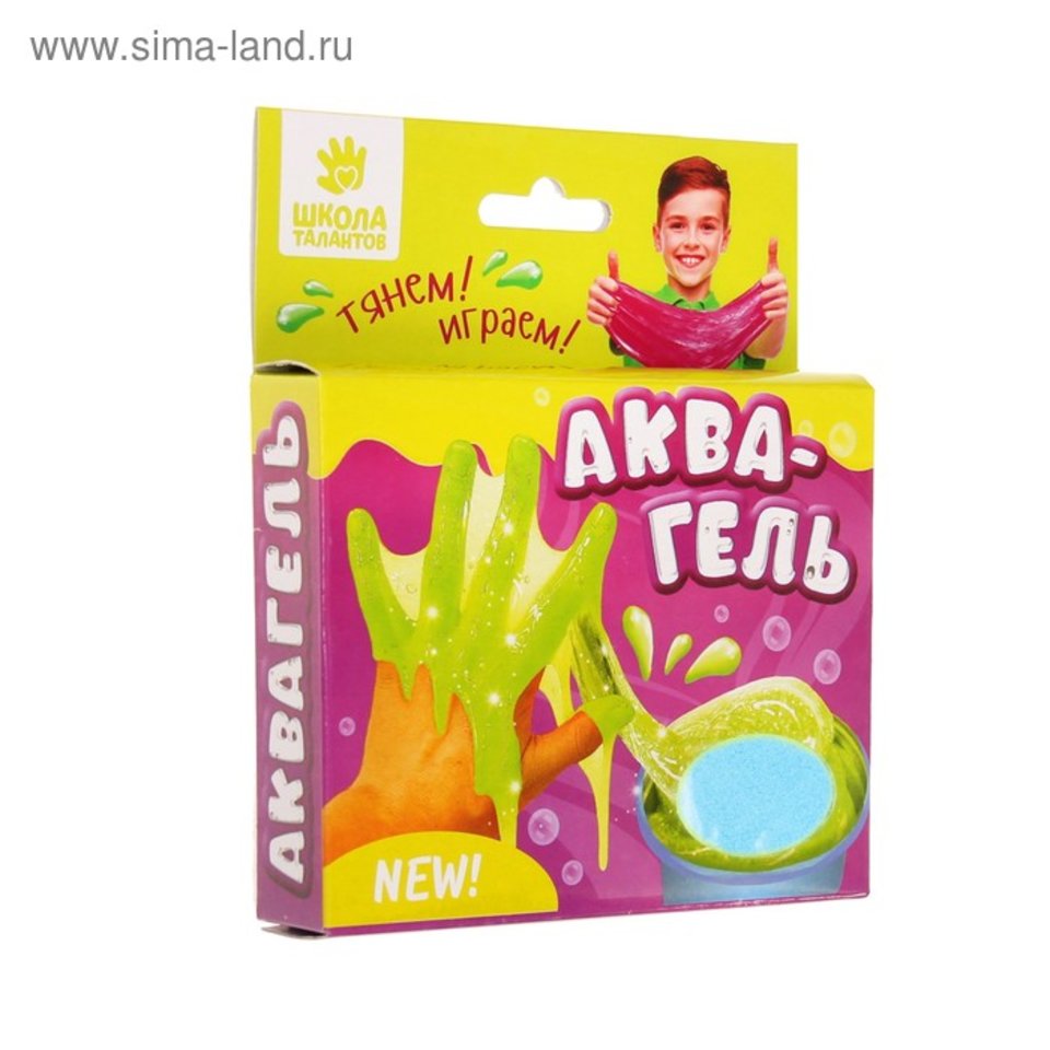 аквагель голубой для опытов 100гр 2486406