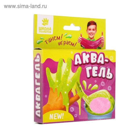 аквагель розовый для опытов 100гр 2486405 (сл)