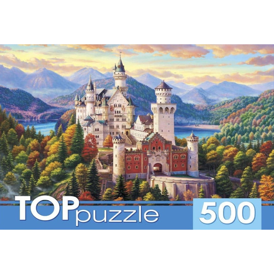 пазл 500 элементов Замок Нойшванштайн TOPpuzzle хтп500-4226