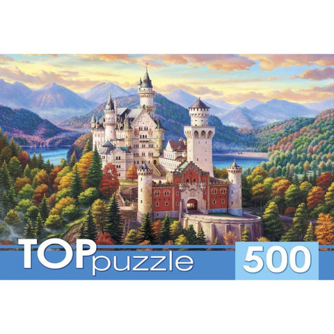 пазл 500 элементов Замок Нойшванштайн TOPpuzzle хтп500-4226