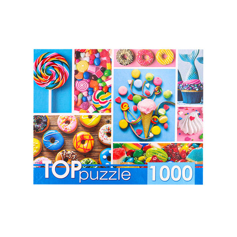 пазл 1000 элементов Любимые Сладости TOPpuzzle гитп1000-4136