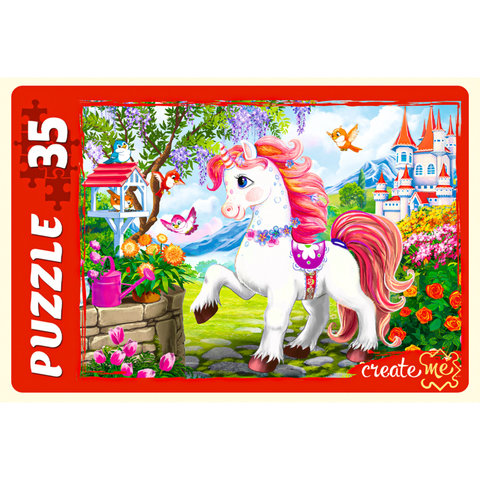 пазл 35 элементов Макси Милый Единорог пу35-7192