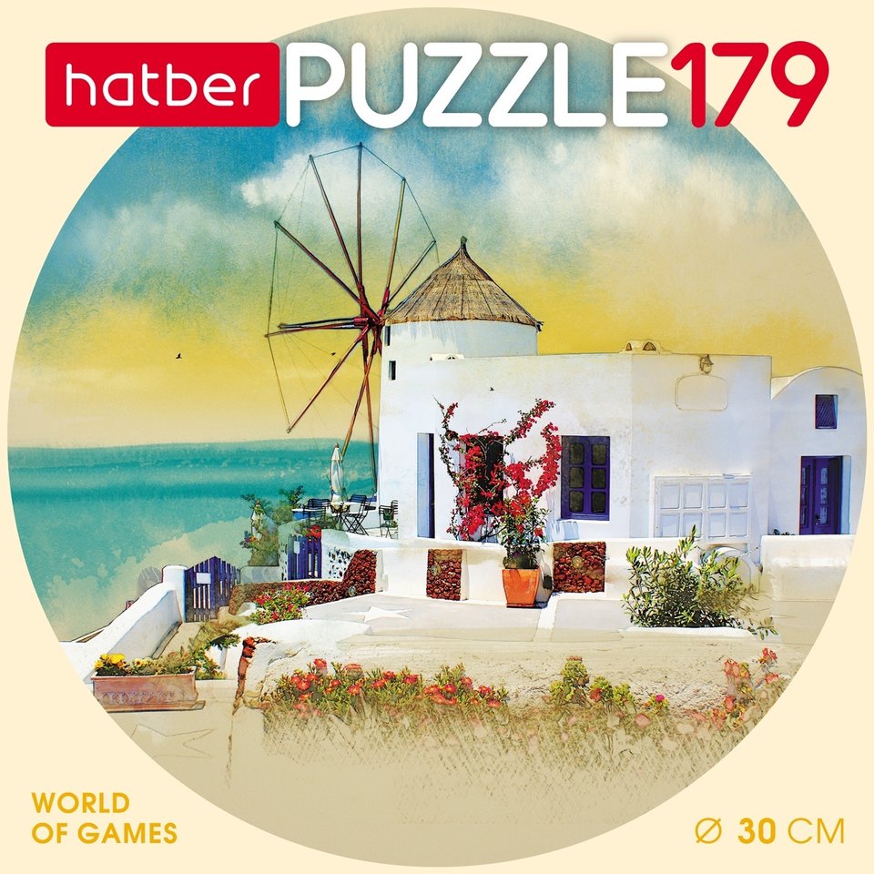 пазл 179 элементов Лирика Природы круглые 16353