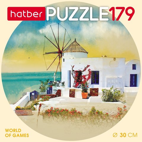 пазл 179 элементов Лирика Природы круглые 16353