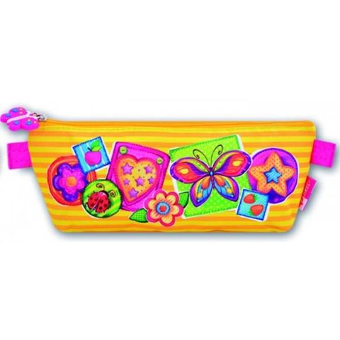 косметичка для девочки Яркая бабочка 1 отделение 34747