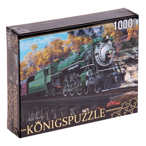 пазлы 1000 элементов Ретропоезд мгк1000-6510