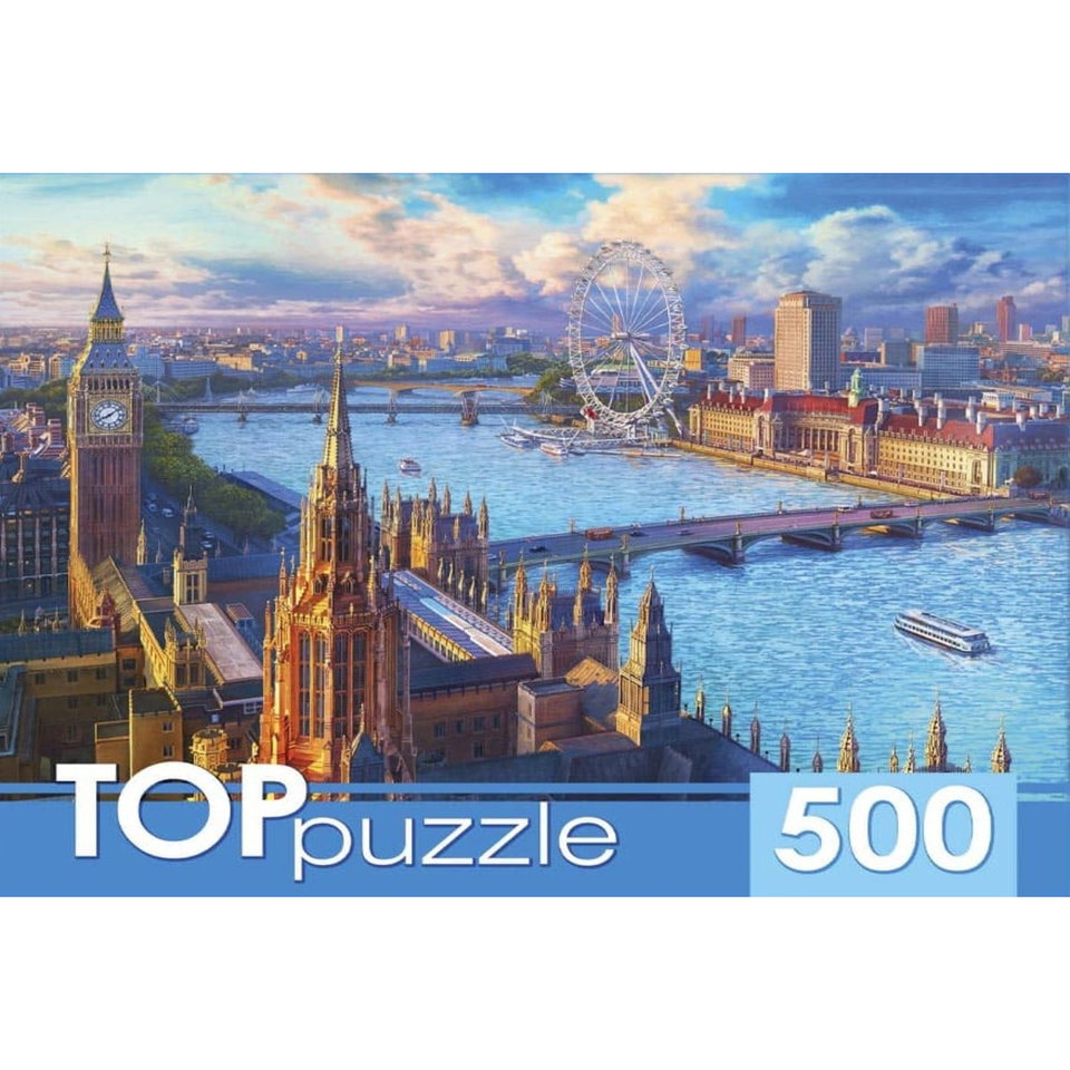 пазл 500 элементов Лондонский Пейзаж Toppuzzle хтп500-4222