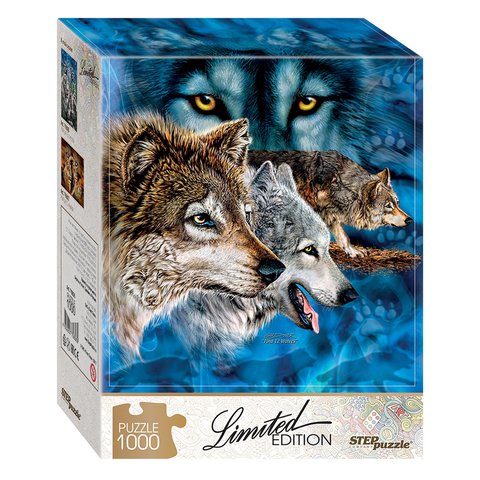 пазлы 1000 элементов Найди 12 волков 79806