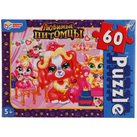 пазл 60 элементов Любимые Питомцы 15801