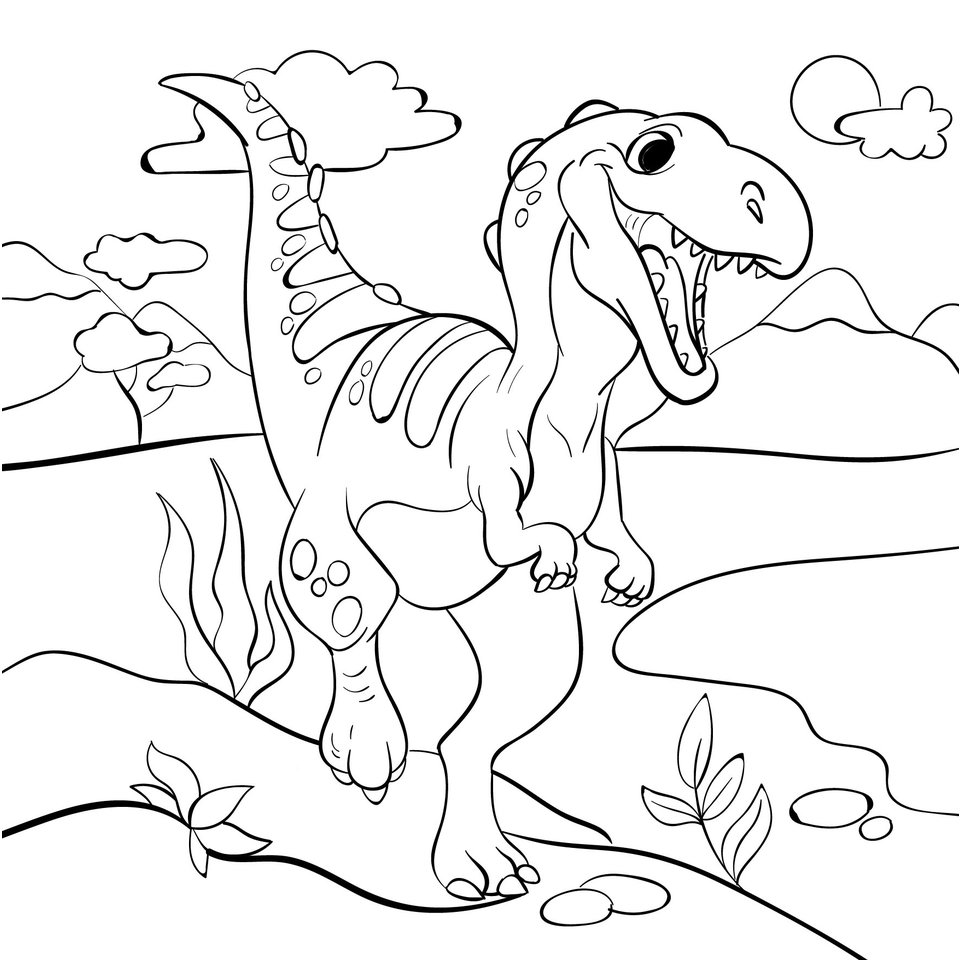 набор для выжигания по дереву Мир Динозавров нр-8546