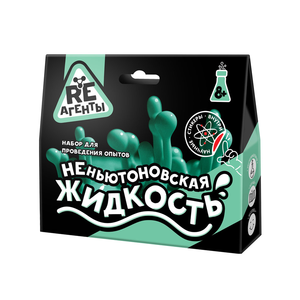 набор для опытов Неньютоновская Жидкость зеленый ex015t