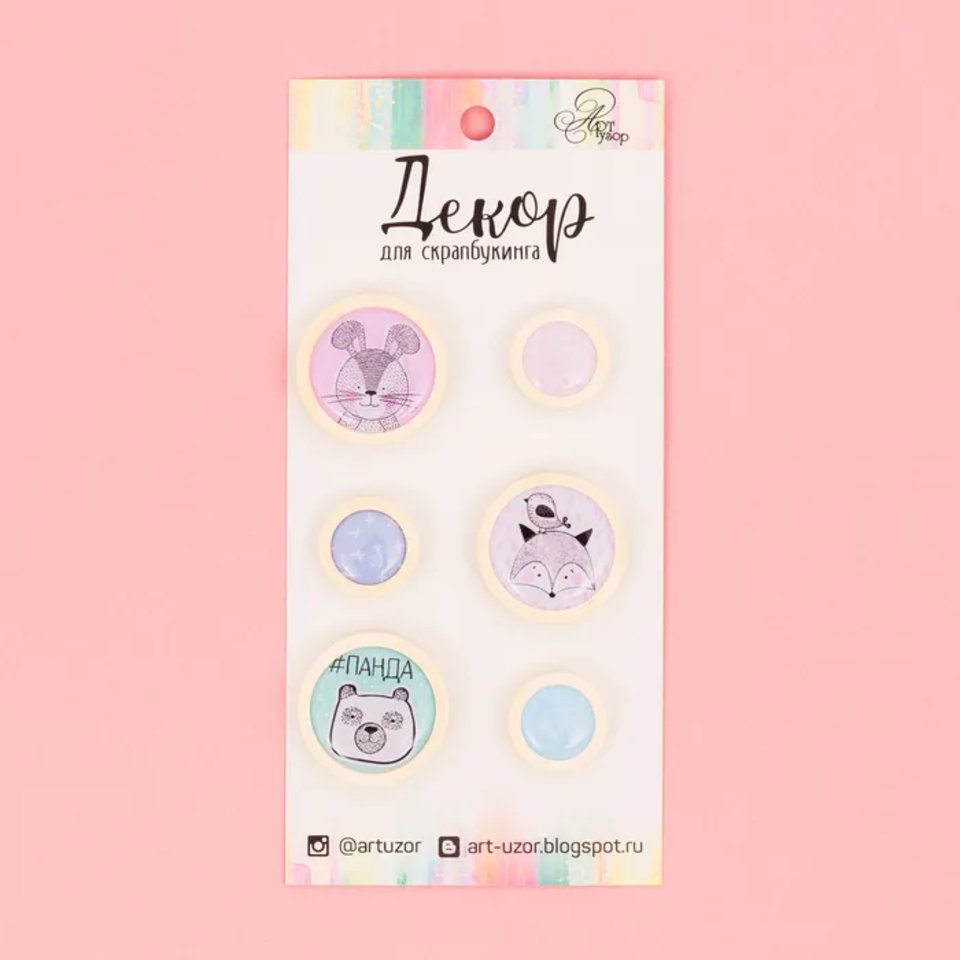 элементы для декора Милые Зверушки 2723945