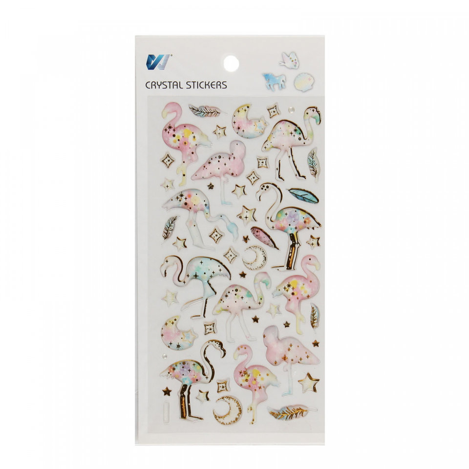 наклейки для декора Фламинго 311432