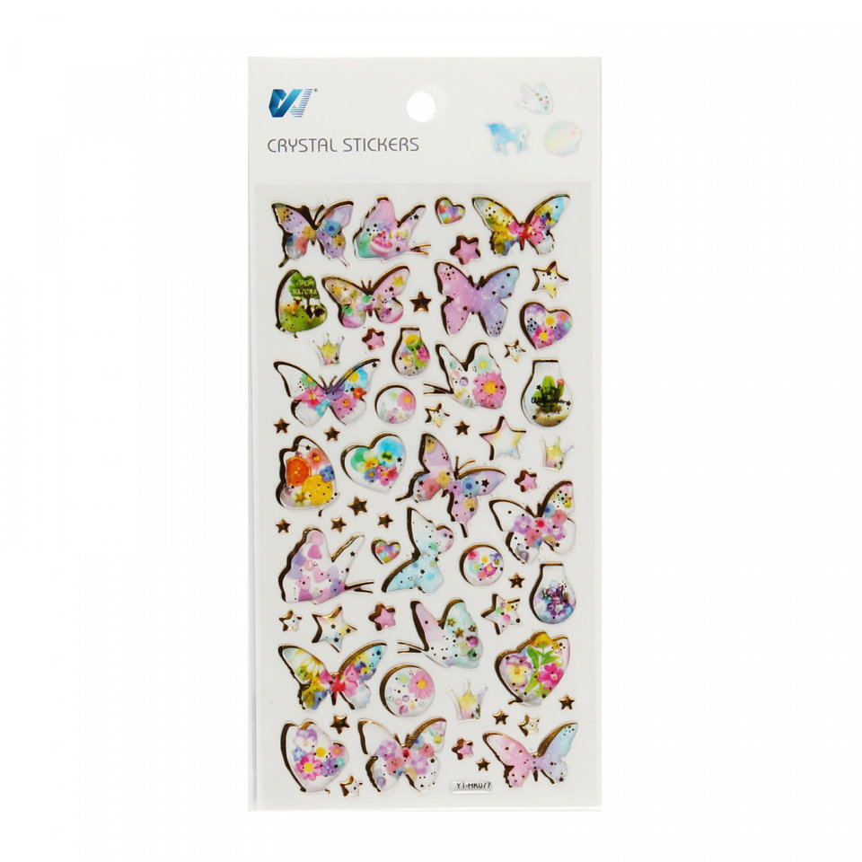 наклейки для декора Бабочки 311432 yt-hk077