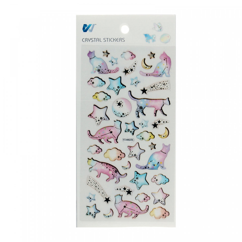 наклейки для декора Котики 311432 yt-hk078