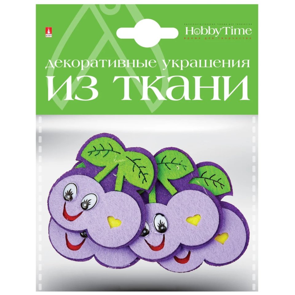 элементы для декора Фрукти Ягоды ткань №14 2-159 10