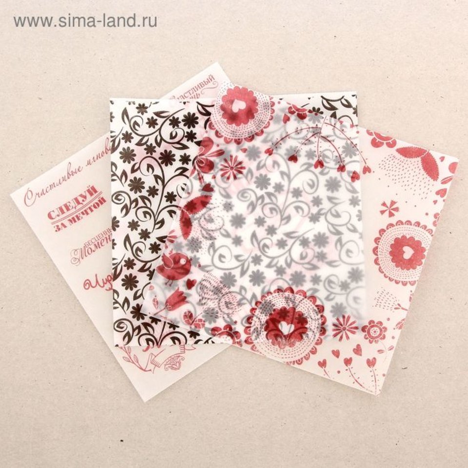 набор кальки для скрапбукинга Следуй за мечтой 14х14см 1207643