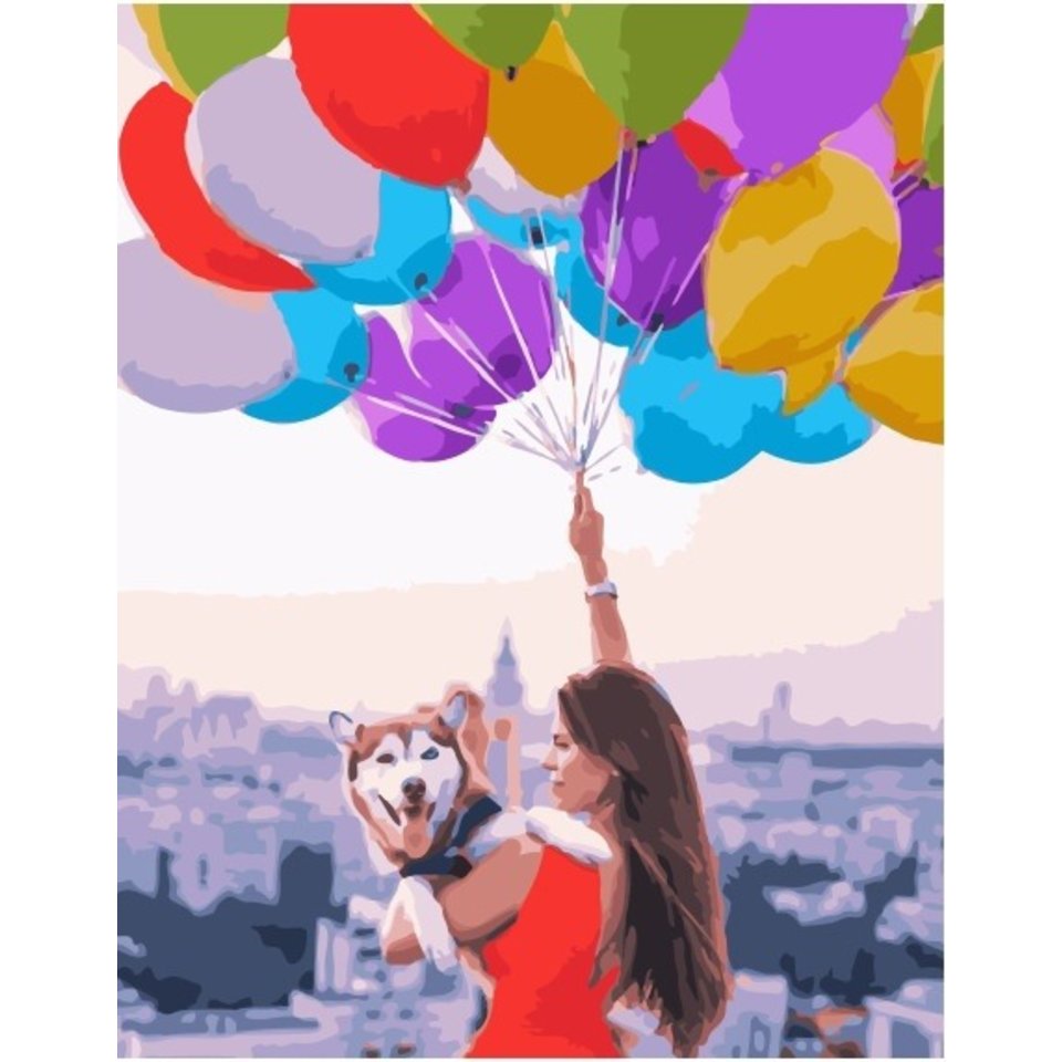 картина по номерам "Счастливый Момент" 40х50см gx33303