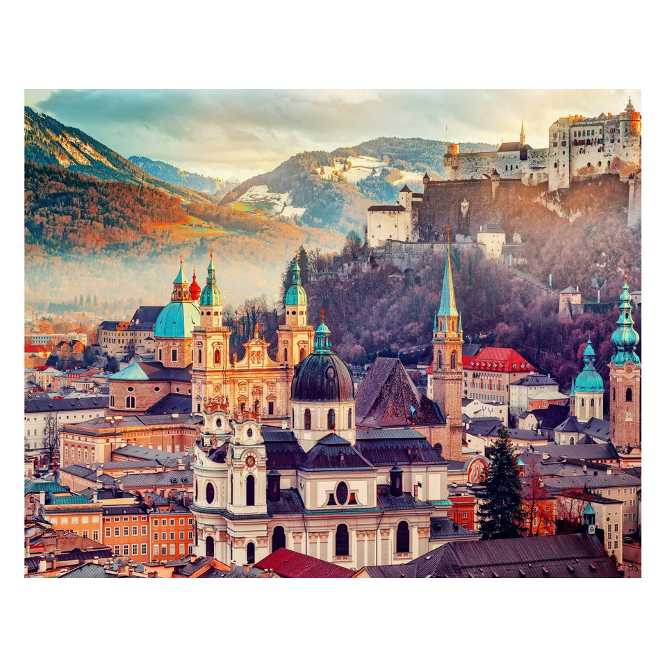 картина по номерам "Австрия Зальцбург" 40х50см х-6576