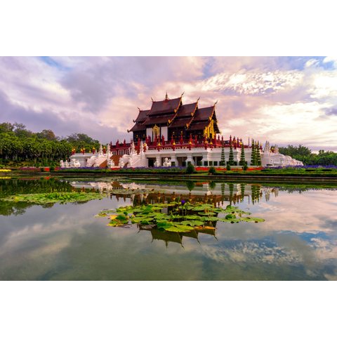 картина по номерам "Прекрасный тайланд" 40х50см х-3677