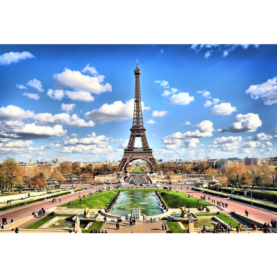 картина по номерам "Солнечный париж" 40х50см х-6575