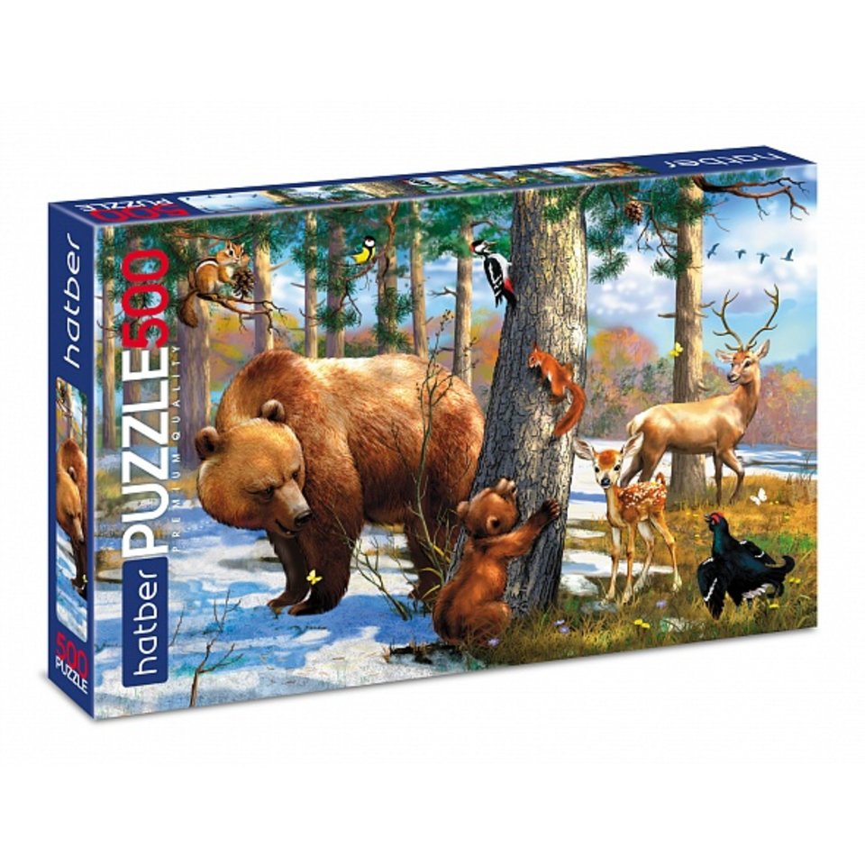 пазл 500 элементов Лесные Друзья 18586